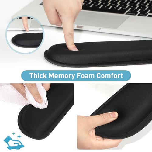 Yolanda Memory Foam Keyboard Wrist Rest SKK-333 for Pain Relief & Ergonomic Support