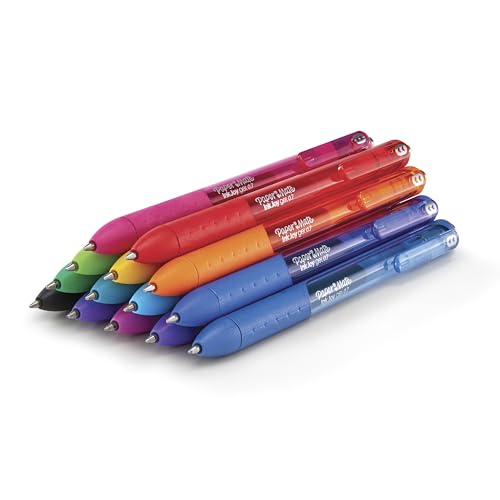 Paper Mate InkJoy Gel Pen Set 10 Assorted Colors Medium Point 0.7mm No-Smear Fast-Drying