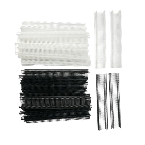 5000 Pack 10mm Tag Fasteners for Thick Fabrics – Black & White Refill for Standard Tag Guns