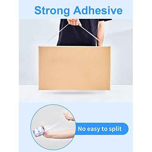 JARLINK Clearer Packing Tape 18 Rolls, Heavy Duty Packaging Tape for Shipping Packaging Moving Sealing, 2.7mil Thick, 1.88 inches Wide, 60 Yards Per Roll, 1080 Total Yards