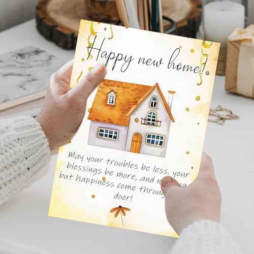New Home Card, Funny Housewarming Card Gifts for Women Men, Congratulations on Having a New House Cards