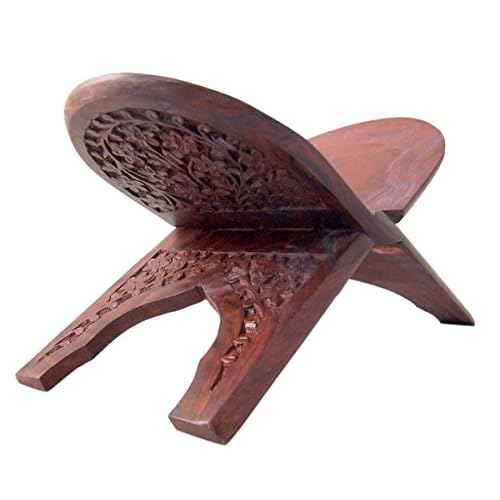 Carved Rosewood Bible Stand Rosewood 10 x 6 1?2' H Pack of 3