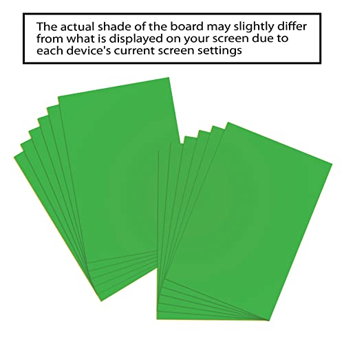 BAZIC Products Poster Board Green 22" X 28", Colored Poster Board Paper, Bulk Boards for School Craft Project Presentation Drawing Graphic Display, 25-Pack