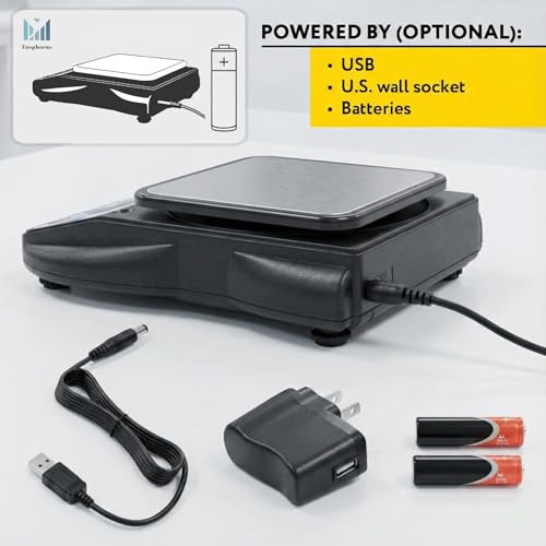 Eosphorus SF-400D Digital Laboratory Balance 0.01g Precision Lab Scale Square