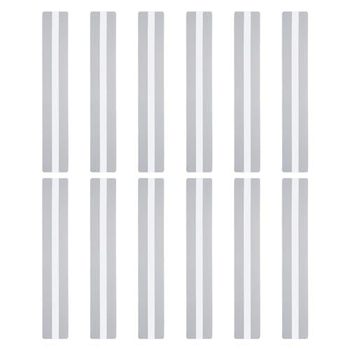 PATIKIL Clear Guided Reading Strips - 12 Pcs Highlight Bookmark for Focus & Stress Relief