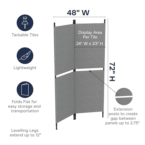 Versare Galleria Indoor Outdoor Art Display Board - Portable, Collapsible Sign Panel