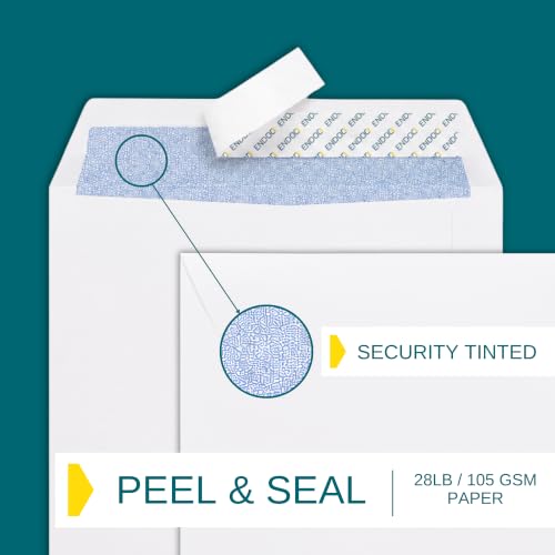9x12 Self-Seal Security Envelope Pack – Durable Document Mailers with Privacy Tint
