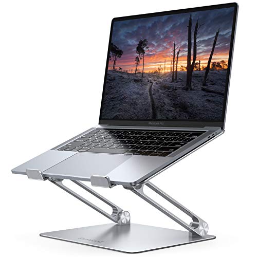 Lamicall Aluminum Laptop Stand for MacBook & 10-17.3'' Laptops - Silver