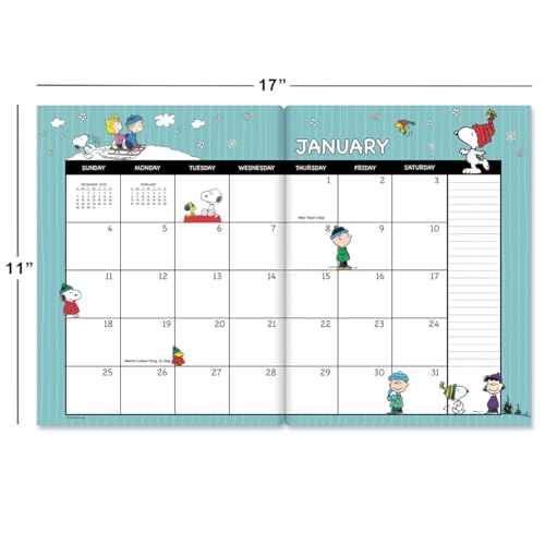 Current 2026 PEANUTS Desk Planner & Calendar, 8.5-Inch x 11-Inch Size Closed, Large Bookstore-Quality Snoopy Monthly Calendars for Kitchen & Office