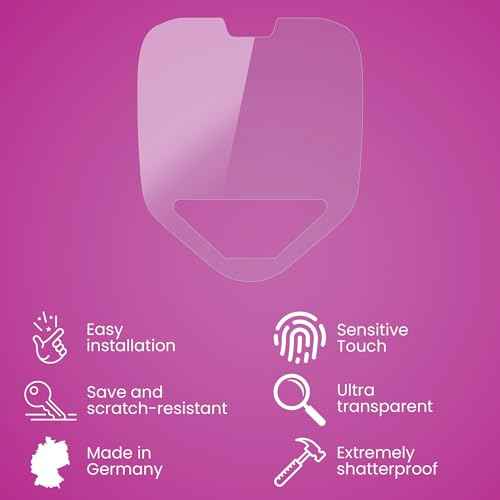 atFoliX Plastic Glass Protective Film compatible with Flir E6 Pro Glass Protector, 9H Hybrid-Glass FX Screen Protector