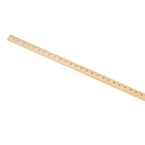 hand2mind Wood Economy Meterstick/Yardstick for School Classroom, Home, or Office (Pack of 10)