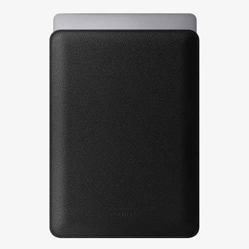 Leather Sleeve Compatible with MacBook - Drop Resistance Laptop Sleeve, EVA Shell, Suede Lined
