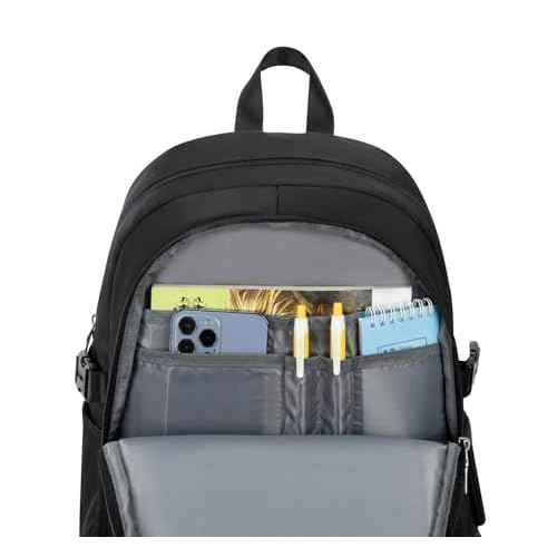 Acmebon Girl Roomy Fashion Laptop Backpack Casual Daily Backpack for Women Black