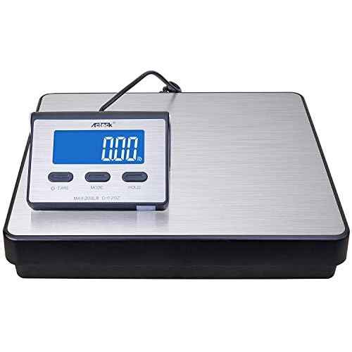 Acteck A-BC200 200LB x 0.2 OZ Digital Heavy Duty Shipping Postal Scale, Stainless Steel
