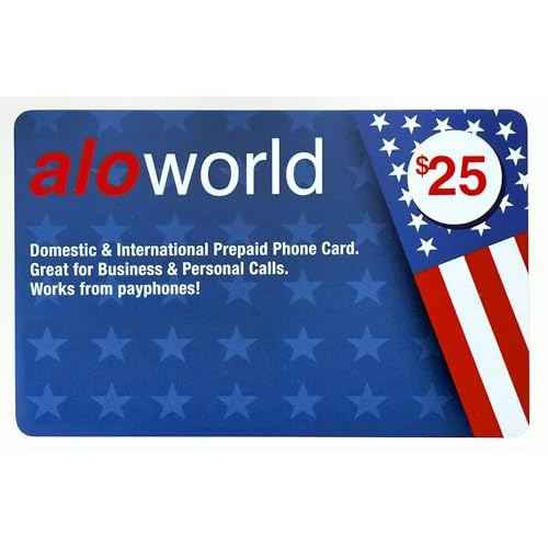 Phone Card for International & Domestic Calls, Prepaid Calling Card for Any Phones & Payphones | $25 USD