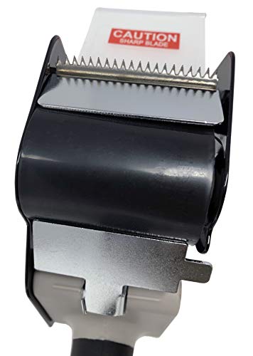 Clipco Tape Dispenser Gun with 2in Tape — 3-Pack, Black-Gray