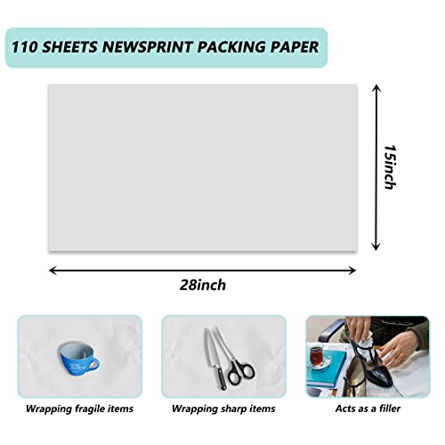 Packing Paper Sheets for Moving,Newsprint Shipping, Wrapping,Fill the