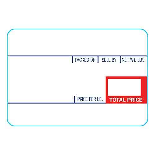 58mm x 40mm Labels for CAS Scales (8010) | 40mm Core | 700 Labels/Roll | 12 Rolls | 8,400 Labels