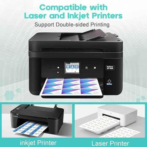 Thick Business Cards 200 Printable Business Card, 3.5" x 2" Business Card Paper Compatible with Laser & Inkjet Printer, Double-sided Printing, Heavyweight, Matte White Paper, (10 Cards/Sheet)