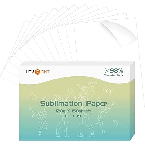 HTVRONT Sublimation Paper 13x19 inches - 150 Sheets Sublimation Paper Compatible with Inkjet Printer 120g¡¦