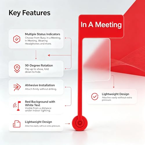 ROTORS Red Monitor Status Flag Set with Adhesive Stickers - C / 1