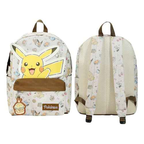 Pok?mon Pikachu All-Over Print Characters 17" Adult Backpack