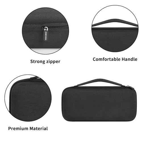 Portable Printer Case for Aixiqee A80/ for TATTMU/for PEDOOLO/for Phomemo M08F Bluetooth Wireless Printer, Thermal Paper, Charger and Cables Carrying Travel Storage Organizer(Box Only)