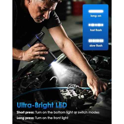 Compressed Air Can for Computers, 130000RPM Compressed Air Duster PC Blower Keyboard Cleaning Kit with LED Display & Light 4 Gear Adjustable Computer Cleaner Car Duster