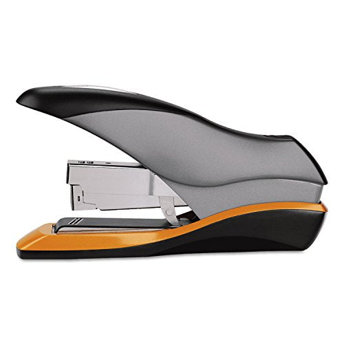 Swingline Optima 70 Full Size Stapler 70 Sheets Jam Free Reduced Effort Silver/Black/Orange