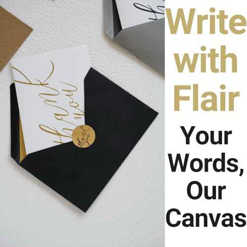 Thank You Cards with Envelopes & Stickers ? 120 Blank 4x6 Note Cards Bulk Set for Small Business, Wedding, Baby Shower, Graduation, Funeral, Bridal Shower - 4 Different Designs x 30 Sets