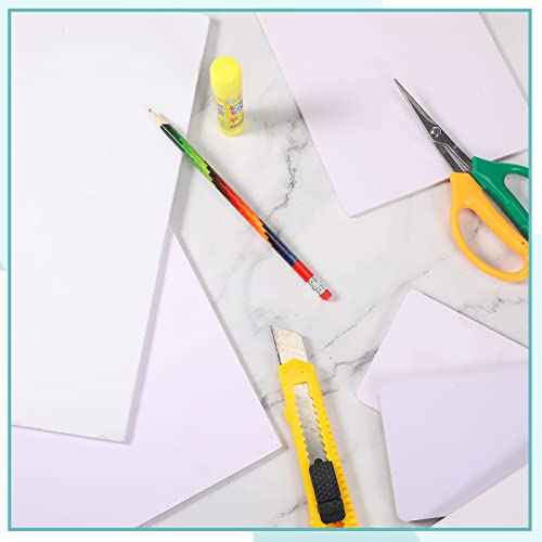Kathfly 6 Pack Large Foam Boards Bulk 3/16 inch Thickness Giant Foam Core Board Presentation Board Multipurpose Blank Board for Presentation Project Crafts Mounting School Display(30 x 40 Inch,White)