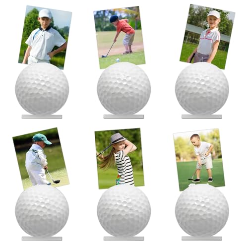 16-Pack Golf Photo Holders - Table Number Cards & Centerpieces for Golf Party
