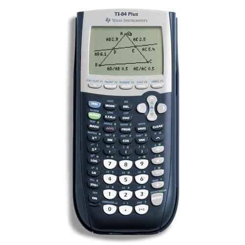 Texas Instruments TI-84 Plus Graphics Calculator, Black 320 x 240 pixels (2.8" diagonal)