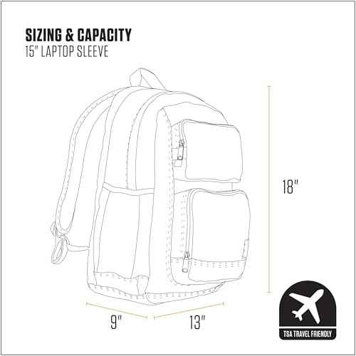 Carhartt 28L Dual-Compartment Backpack, Durable Pack with Laptop Sleeve and Duravax Abrasion Resistant Base, Black