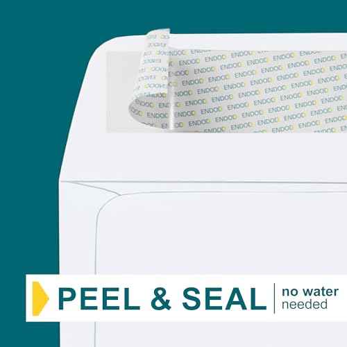 #7 Money Envelopes for Cash - 500 Pack - White Coin Envelopes Self Seal - Cash Envelopes Peel & Seal - Small Envelopes for Money, Credit Cards, Gift Cards, Storage, Small Parts, Seeds - 28 lb Paper