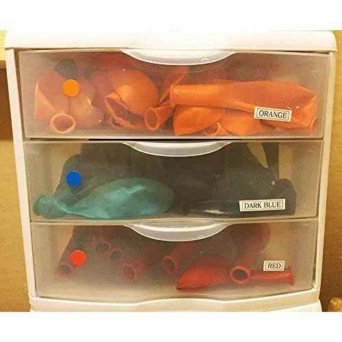 5 Different Color Coding Dot Stickers 12.7 mm 0.5 Inch Round 1000 Each Color 5000 Total Count