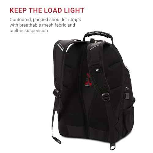 SwissGear 1900 Scansmart TSA 17 Laptop Backpack, Black, 19-Inch