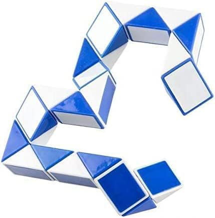 Tangle® Fidget Sensory Stress Relief Toys - Pack of 4 Textured Twisters & Brain Teaser Blocks
