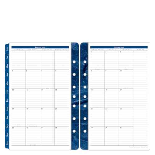 FranklinCovey - Monticello Planner Refill | Two Pages Per Day Ring-Bound (Classic, Jan 2026 - Dec 2026)