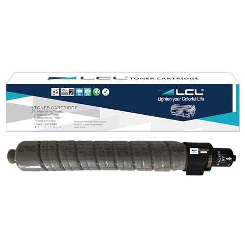 LCL Compatible Toner Cartridge Replacement for Ricoh 888636 MP C2000 MP C2500 MP C3000 DSC525 DSC530 LD425C LD430C C2525 C3030 Aficio MP C2000 MP C2500 MP C3000 Gestetner DSC525 DSC530 (1-Pack Black)