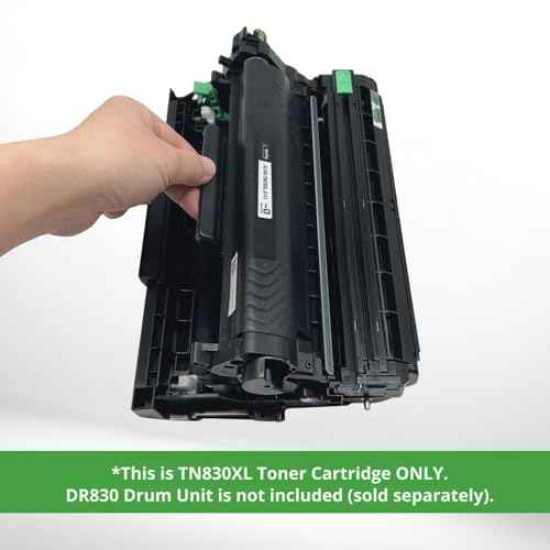 Compatible TN830 TN830XL Toner Replacement for Brother Printer DCP-L2640DW HL-L2400D HL-L2405W HL-L2460DW HL-L2480DW L2420DW MFC-L2807DW MFC-L2820DW (Black, 2 Pack)