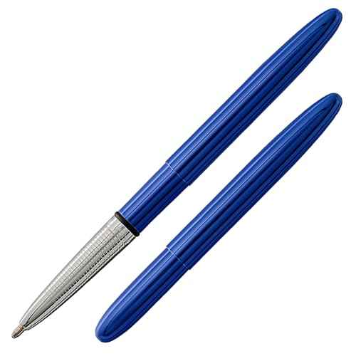 Fisher Space Pen Bullet Pen, Ballpoint, Blueberry, Brass, Black Ink, Gift Box