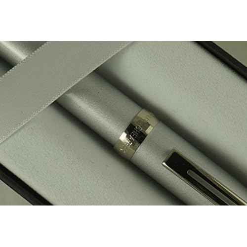 Sheaffer Prelude Rollerball Pen, Silver Shimmer with Nickel Appointments with Blue Refill