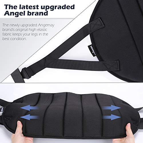 Extra Large Upgraded Airplane Foot Rest with Memory Foam – Angemay Travel Hammock for Long Flights