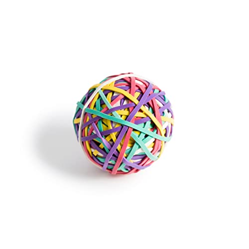 U Brands Assorted Rubber Bands Ball, 175 Count — Latex Free
