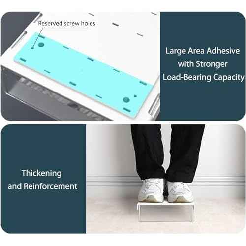 Clear Under Desk Drawer, 3 Pack Strong Adhesive Hidden Under Desk Storage - Large & Small Under Table Drawer Slide Out, Durable PET Under Desks Storage Drawers for Office Home