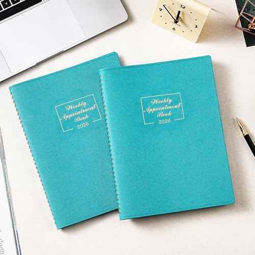 2026 Weekly Appointment Book - JAN 2026 - DEC 2026, Daily Hourly Planner 2026, 8.4" x 10.6", Flexible Soft Cover, 15-Minute Interval