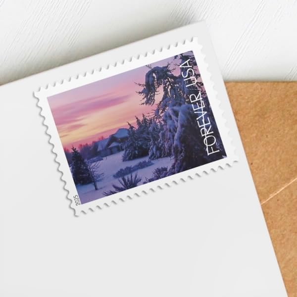 Winter Landscapes Booklet of 20 Forever Postage Stamps US Postal Service
