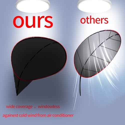 65"Comastbo office cubicle desk shade,designed for light sensitive workers,idea for office cubicles and desk canopy,block overhead light Black£¨patent is on the way)