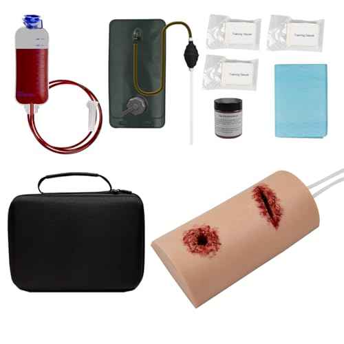 Wound Packing Trainer, Stop The Bleed Practice Kit, Wound Simulator Trainer, Bleeding Control Trainer, Multitask 2-in-1 First Aid Training Kit